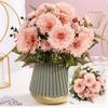 Silk Artificial Gerbera Bouquet 30cm Simulation Plant Decor Fake Sunflower Gerbera  Photo Props