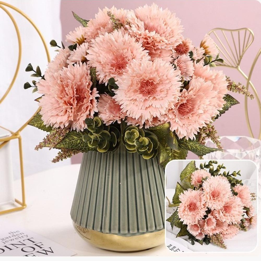 Silk Artificial Gerbera Bouquet 30cm Simulation Plant Decor Fake Sunflower Gerbera  Photo Props