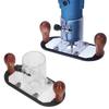 Milling Groove Wood Router Base Adjustable Opening Milling Trimming Machine Flip Engraving Spare Parts Milling Base Engraving