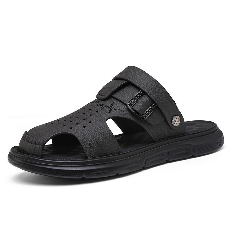 

Sandals men s fashionable comfortable summer sandals mens outdoor wear breathable wear-resistant non slip soft soled beach shoes 42