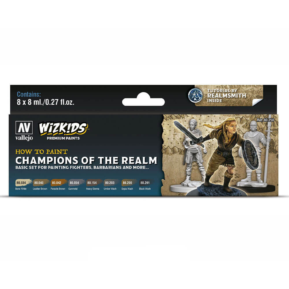 Vallejo Wizkids Premium Paint Set (Champion du royaume)
