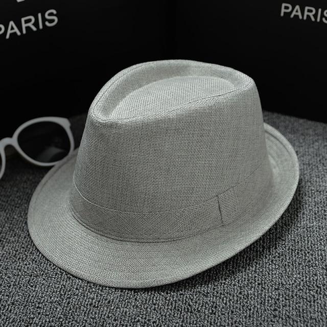 Chapeaux d'été multicolores en option, chapeau de paille solide pour femmes, Fedoras de plage décontractés, chapeaux de soleil Panama, casquettes de Jazz, chapeau de Style britannique