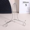 Black Sliver Iron Easel Display Stand Book Holder Photo Pedestal Bowl Dish Frame Picture Plate Rack Easel Crafts Bracket