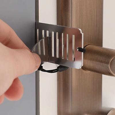 Portable Door Lock Travel Home Security Extra Lock for Additional Privacy and In Room Hotel Apartment Dorm Door Stopper