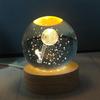 Engraved Crystal Ball Night Light Creative Birthday Gift Valentine's Day for Girls Boys Girlfriends Friends Classmates and Classmates Solar