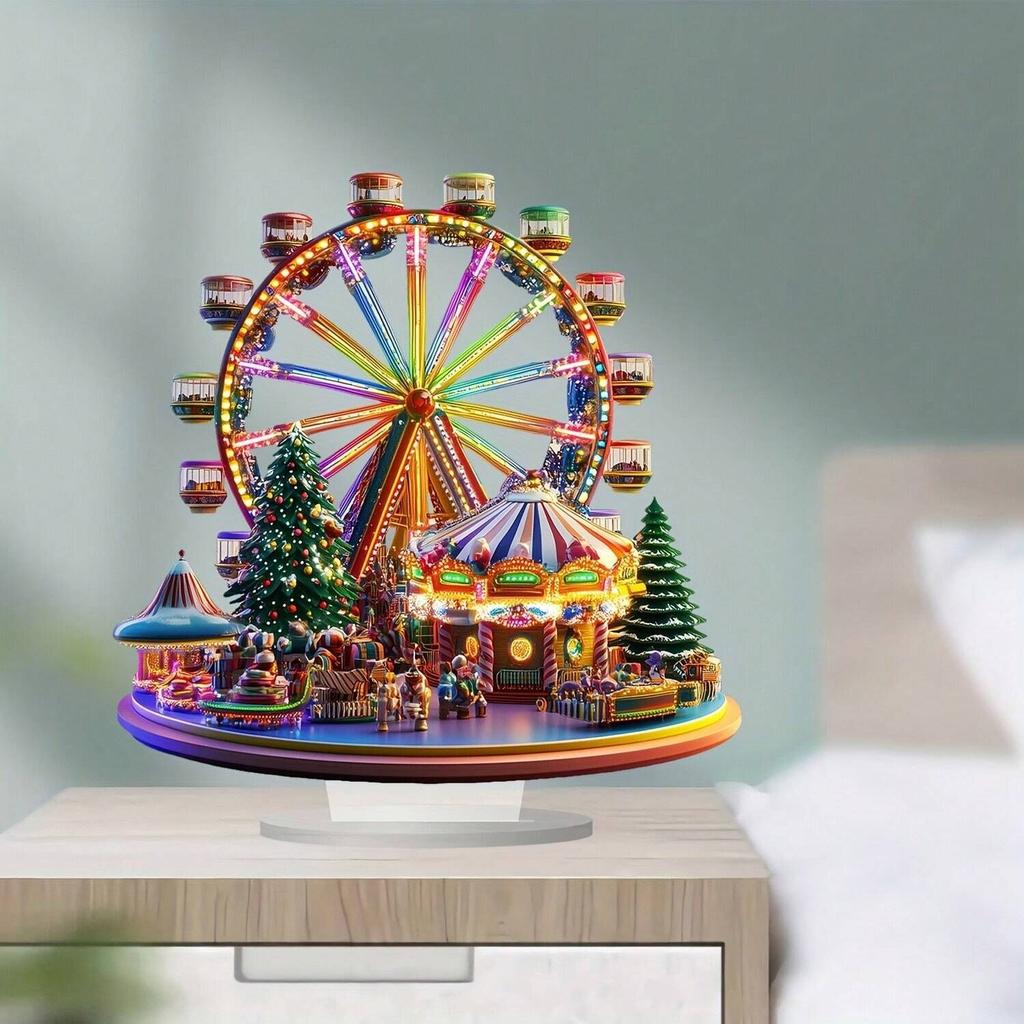 Ferris Wheel Decoration Logo, Desktop Decoration, Home Decoration, Home Decoration Decoration, Living Room and Bedroom Decoration, Party Decoration
