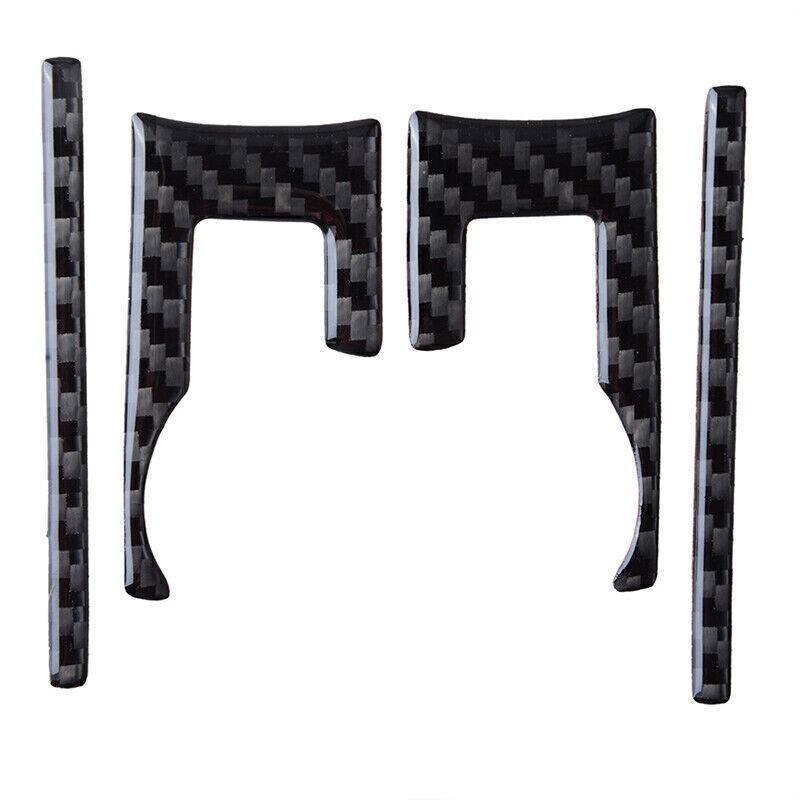 Carbon Fiber Interior Sound Equipment Button Trim Fits For Ford Mustang 2015-21