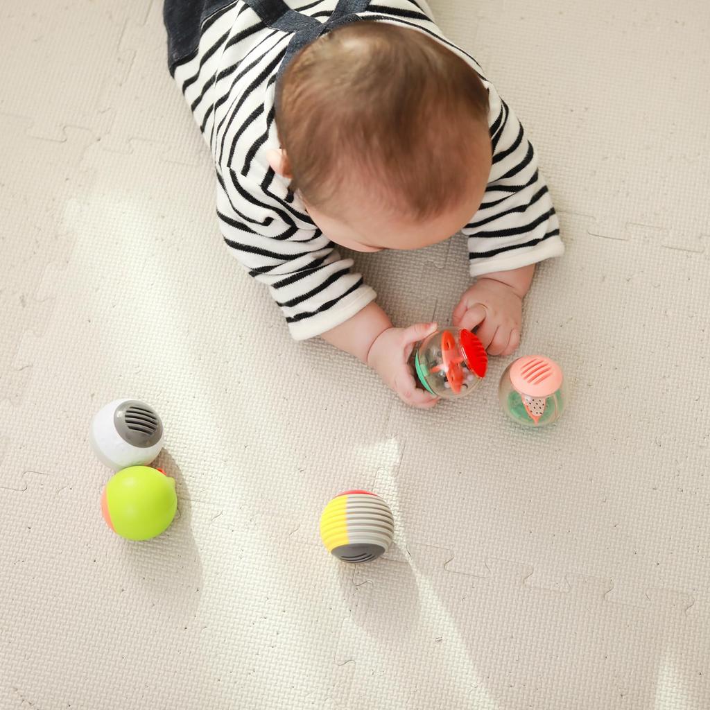 Japanese Infantino Caterpillar Activity Baby Toy for Educational Ball [Authentic Product] Ball, Newborns,