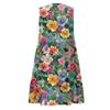 Women's Casual Fashion Breathable V-neck Vest With Pockets Floral Holiday Dress