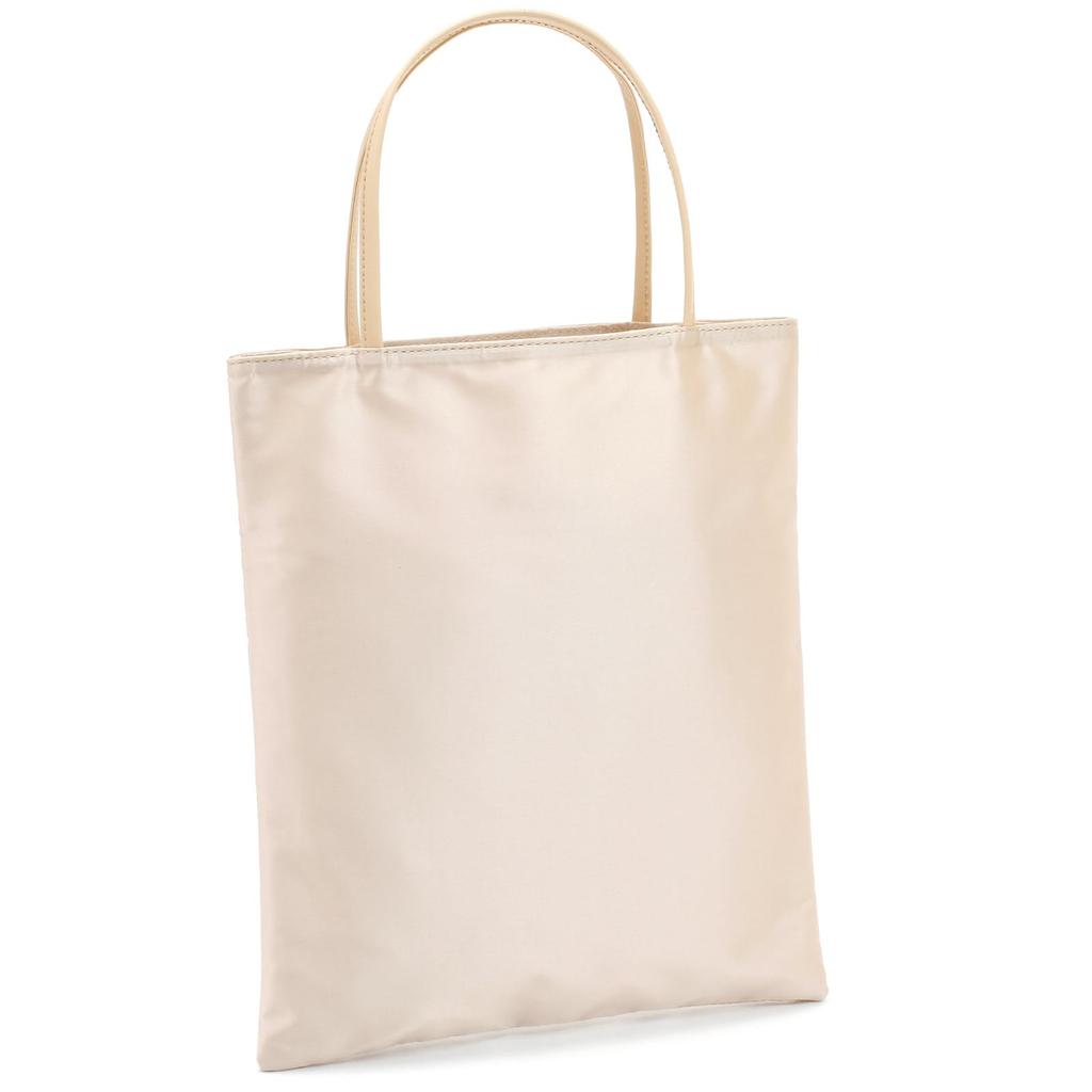 Formal Handbag with Removable Fukusa and Folding Bag Beige 50502 [Kitamura] Ribbon, Y-0550 Women's