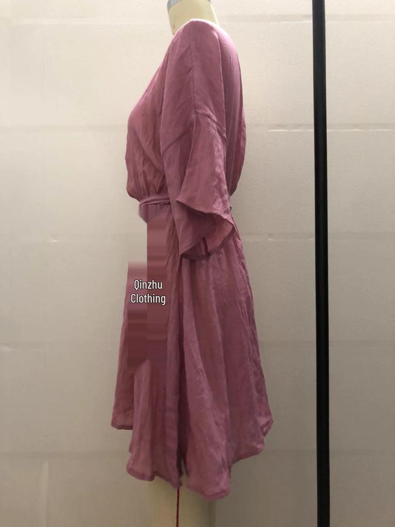 New Cross-Border Sun Protection Beach Cardigan - Sexy Tie-Up Bikini Cover-Up Dress