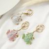 1Pcs Unisex 5-Color  Animal Key Chain Lovely Crown Frog Keychain For Women Charms  Gifts