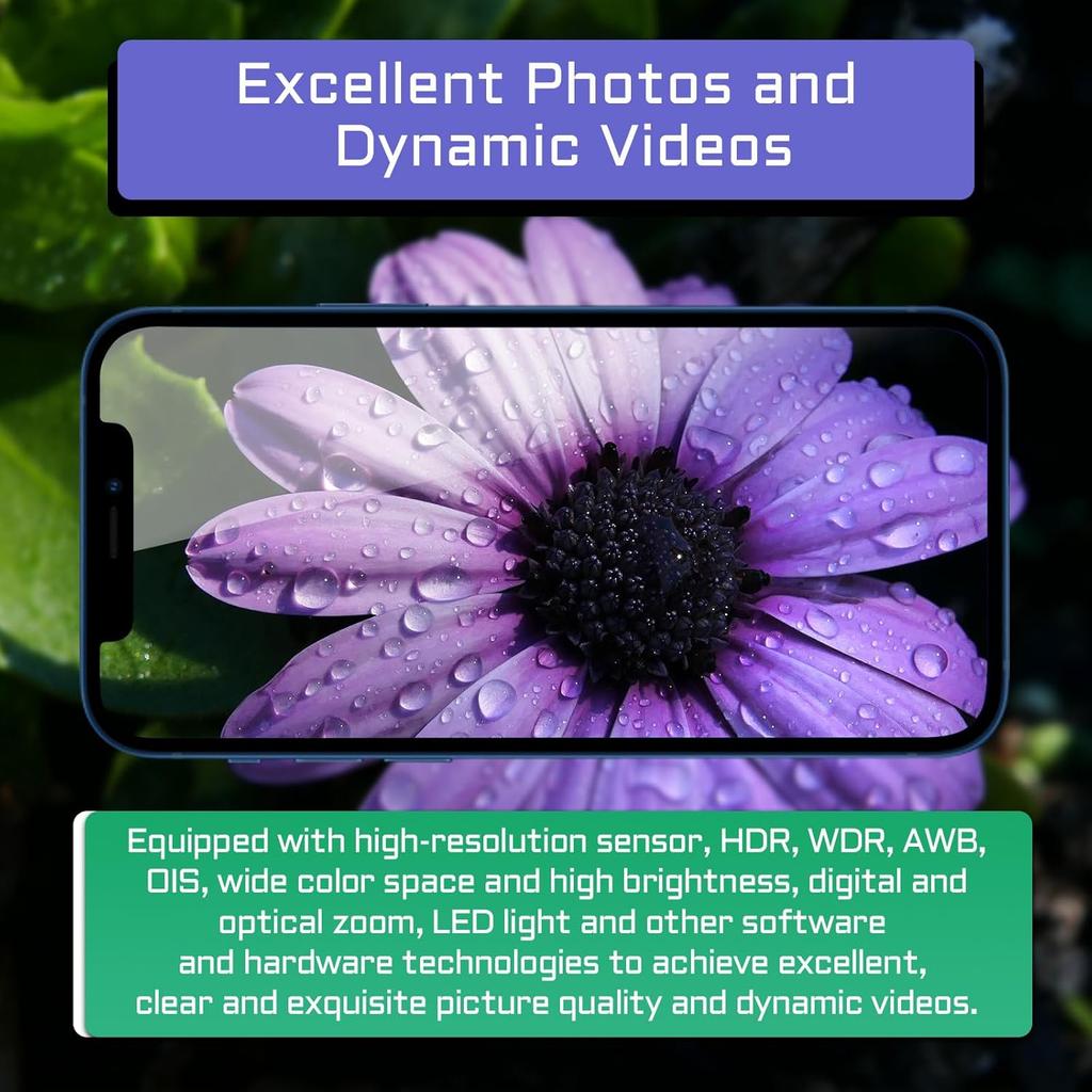 For iPhone 13/13 Mini OEM 12MP Main Rear Back Camera Replacement Ultra Wide Lens Optical Image Stabilization 5X Zoom Smart HDR A2631 A2633 A2634