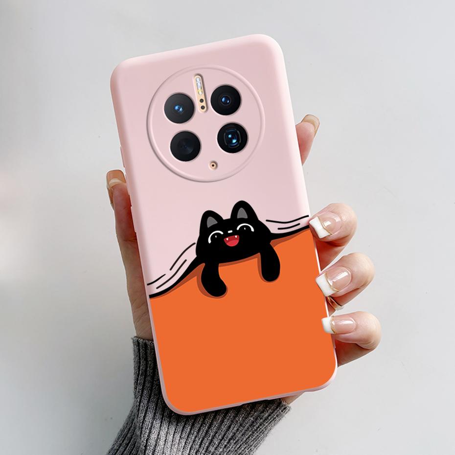 Phone Cases for Huawei Mate 50 Pro Cute Rabbit Pandas Case For Huawei Mate50 Pro Mate 50Pro Soft Silicone Shockproof Back Cover