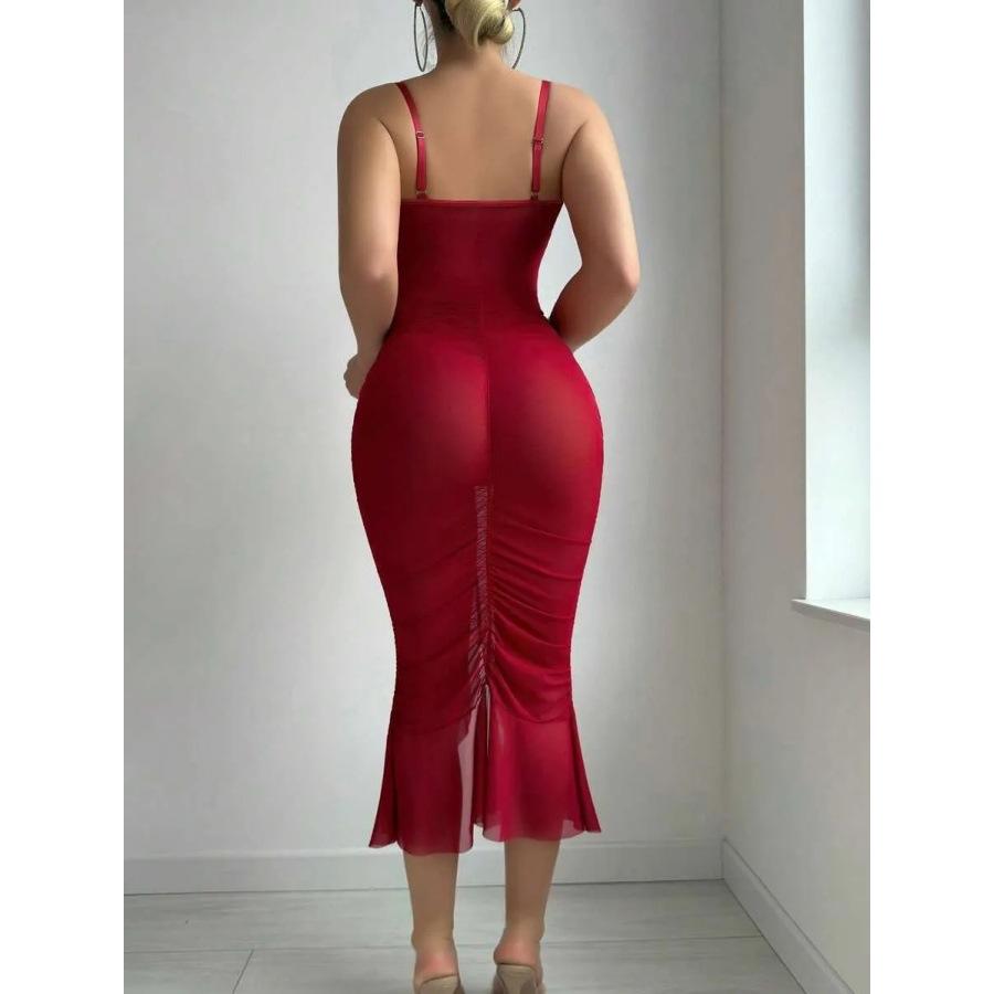 2026 new lace suspender dress sexy nightdress underwear with steel ring women