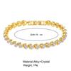 Jewelry exquisite luxury sparkling diamond roman crystal bracelet for women casual diamond bracelet
