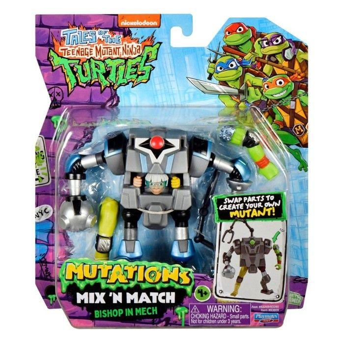 Playmates - Tales of the Teenage Mutant Ninja Turtles : Légendes des Tortues Ninja - Figurine Mix 'n Match Mech Suit 12 cm