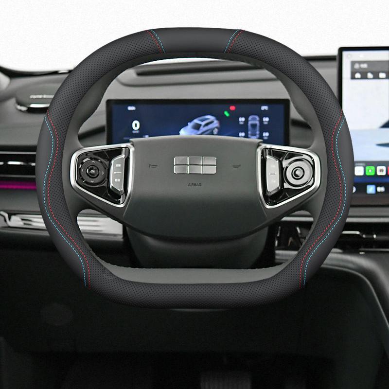 Geely Galaxy E5/E8 Steering Wheel Cover: Anti-Slip, Odor-Free, No Sewing Required