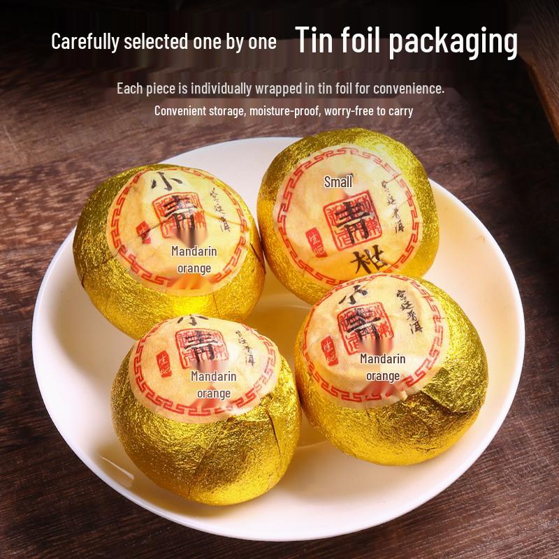 Xinhui Xiaoqinggan Sun-Dried Chenpi Pu-erh Ripe Citrus Tea