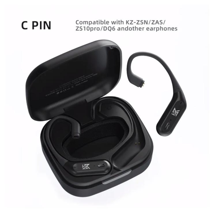 

KZ AZ09 Pro Upgrade Wireless Headphones Bluetooth-compatible 5.2 Cable Wireless Ear Hook B/C PIN Connector With Charging Case