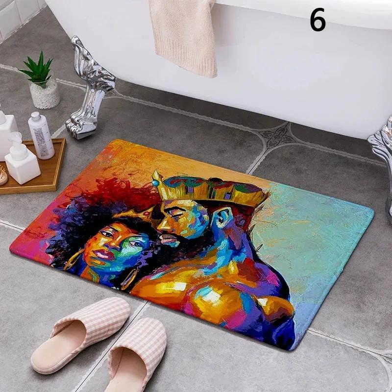 Cartoon Camper Carpet Bathroom Entrance Doormat Bath Indoor Floor Rugs Absorbent Mat Anti-slip Kitchen Rug for Home Decorative
