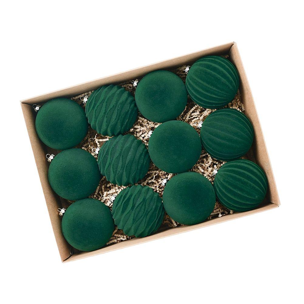 Festive Occasions Velvet Tree Decorations Holiday Tree Decor Holiday Decor 8cm Soft Plush Texture Versatile Christmas Use