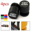 4Pcs Car Wheel Tire Valve Caps Tyre Stem Covers Airdust Waterproof For Honda Mugen CB400 CB650F CBF CBR250RR CRF SH300 NC750