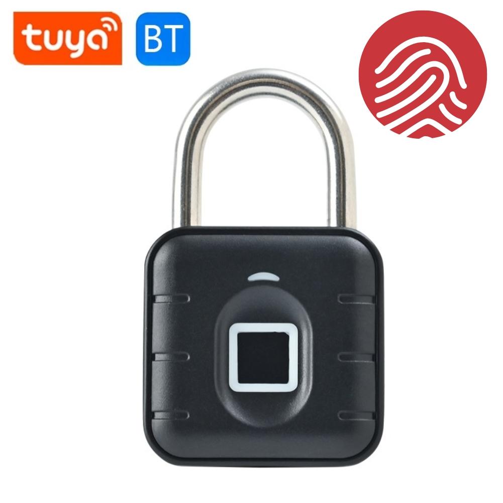 Tuya TTLOCK APP Intelligentes Fingerabdruck-Vorhängeschloss Wasserdichte Biometrische Daumenabdruck-Türschlösser Schlüssellose Haus-Gepäck-Sicherheit Legierungsschlösser