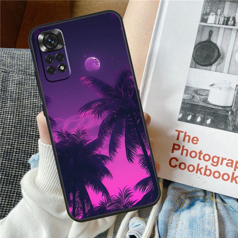 Purple Aesthetic Case For Xiaomi Redmi Note 12 10 9 11 Pro 9S 10S 11S 12S Cover For Redmi 12 9C 10C 12C 13C