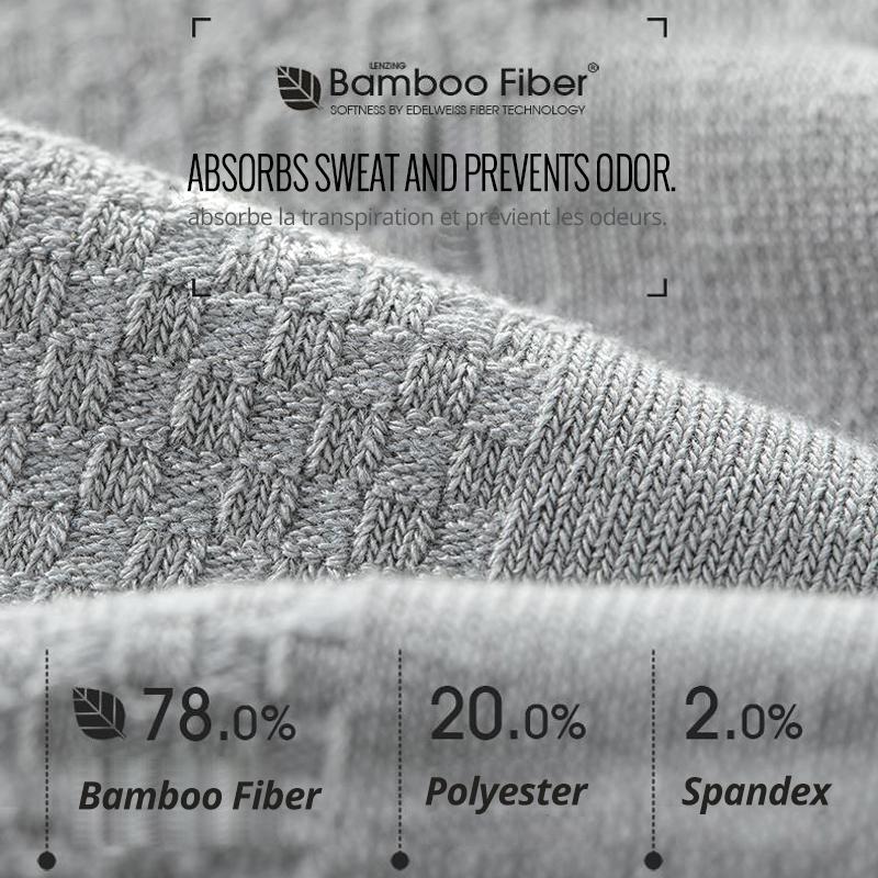 Calzini da uomo in fibra di bambù di marca HSS da 10 paia Nuovi calzini lunghi da lavoro classici Calzini eleganti da uomo per l'inverno