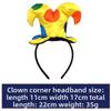 Adult Kids Prom Party Clown Dress Up Props Oversized Butterfly Bow Tie Clown Tie Headgear