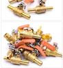 Xingfeng Copper Gas Valve with Plug & Hose Barb - Available In 1/2", 3/8", 1/4" Sizes for 8mm, 10mm, 12mm