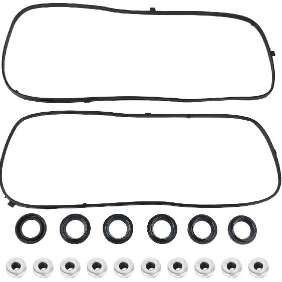 VS50607R Engine Valve Cover Gasket Set For 2003-2008 Honda Accord Pilot Ridgeline & Acura MDX RLTL & Saturn Vue 3.0L 3.2L 3.5L 3.7L, 2003 2004 2005