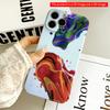 2DFlat Vibrant Liquid Color Splash Design All Inclusive Film Hard iPhone Case, Compatible with iPhone 18 Pro Max 17 16 15 14 13 12 11