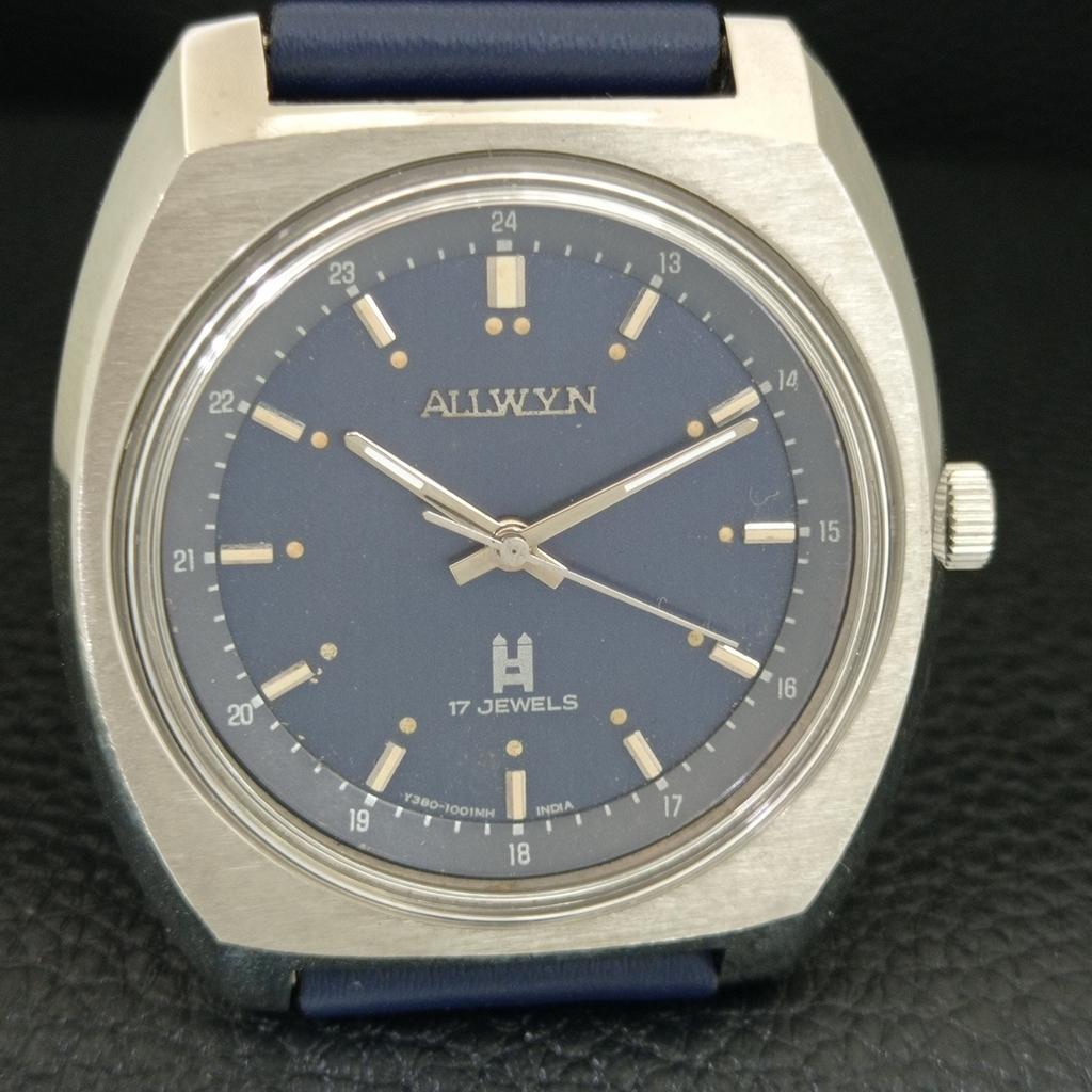 ALLWYN 6300A RUČNÍ NÁTAH INDIE PÁNSKÉ VINTAGE ORIGINÁLNÍ ČÍSELNÍK HODINKY a706237-1