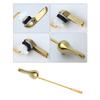 Multipurpose Sturdy Zines Alloy Materials Toilet Handle Replacement Parts Bathroom Accessory Supplies Solution