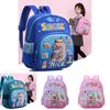 Kid-friendly Animated Backpack In Pink Purple Green And Blue For School Use