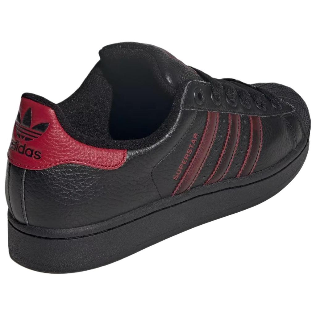 adidas Originals Superstar 2 Comfortable Versatile Sneakers Unisex Sneakers Black JR7316