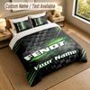 Set Biancheria da Letto 1 Copripiumino 2 Federe Stampa Fendt Morbido Tessuto per Letto Decorazione Camera da Letto