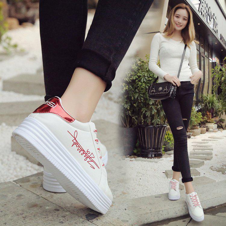 Zapatillas de plataforma SHEIN Lace Up comprar a buen precio — entrega  gratuita, reseñas reales con fotos — Joom