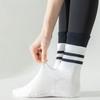 Yoga Socks Women Cotton Knitted Indoor Workout Dance Sports Socks Casual Striped Silicone Non-slip Gym Fitness Pilates Socks Sox