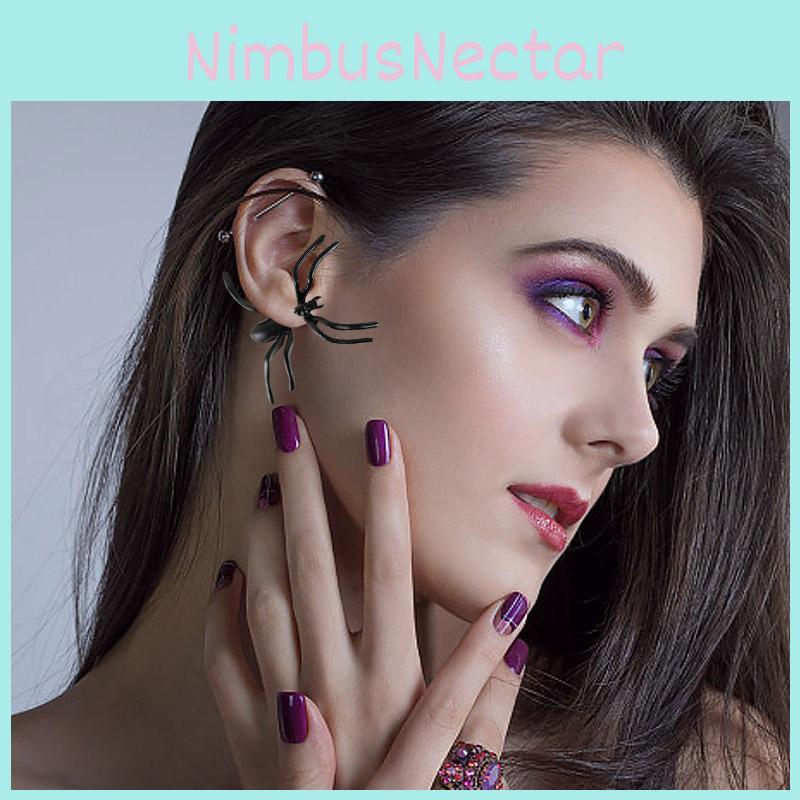 Gothische Ohrringe mit Tiermotiv aus Legierung mit Spinnendesign für Damen