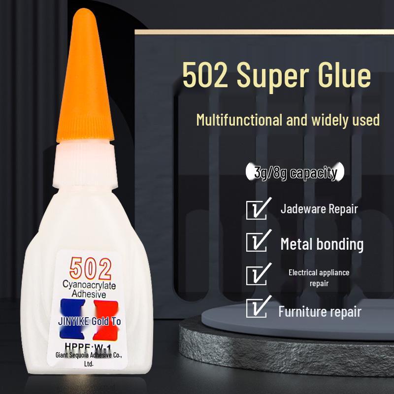 Colla 502 ad Asciugatura Rapida - Adesivo Super Resistente per Riparazione Scarpe