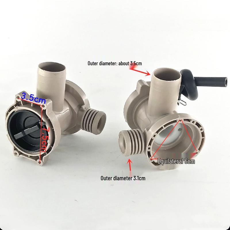 Automatic Washing Machine Drain Pump Plug & Filter Cover