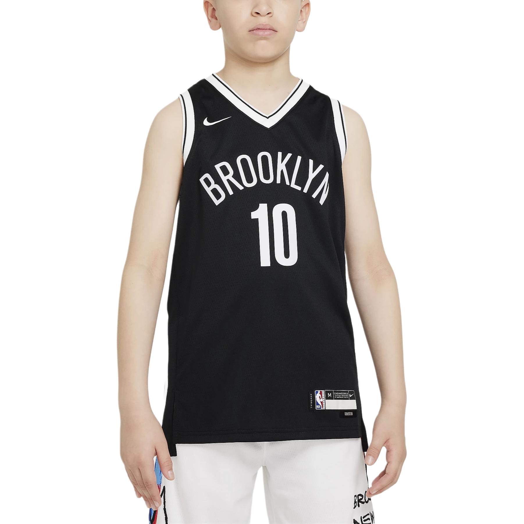 Nike x NBA Tank Top Brooklyn NetsIcon Black Teenagers DQ5400-015 L