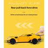1/32 Scale Camaro Hornet Sports Car Alloy Diecast Model Sound & Light Children Toy Collect Display Ornament Birthday Present for Boys