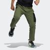 Adidas Gwall Pants with Contrast Pocket Men Bottoms Green H23099