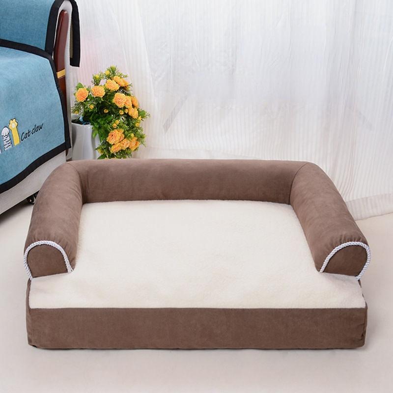 Winter-Superwarme Hundematte, dickes Hundesofa für kleine, mittlere und große Hunde und Katzen, flauschiges Schlafbett, abnehmbar und waschbar