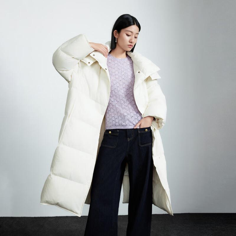 Куртка пуховая с капюшоном 400T высокой плотности двухслойная M