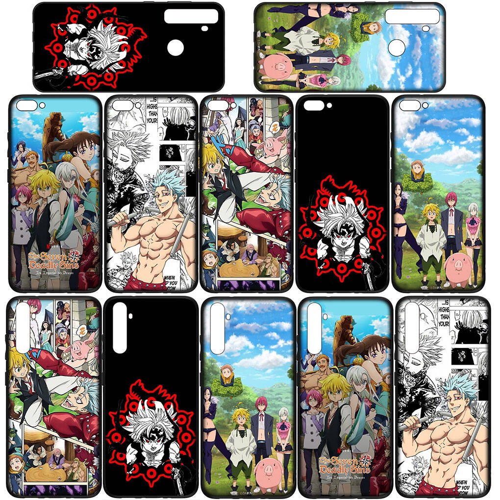 Hülle für iPhone 17 16 15 Xiaomi Poco Redmi Note 14 13 12 11 Pro Max Samsung Galaxy S25 S24 OPPO Huawei Die sieben Todsünden Meliodas Ban Handyhülle